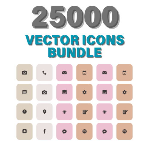 25000 Vector Icon Bundle